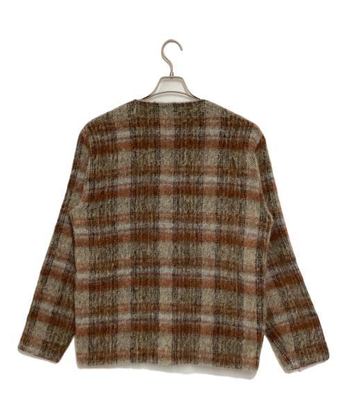 OUR LEGACY（アワーレガシー）OUR LEGACY (アワーレガシー) AMENT CHECK MOHAIR カーディガン ブラウン サイズ:44の古着・服飾アイテム