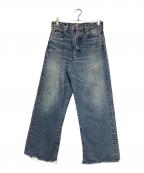 INSCRIREアンスクリア）の古着「Denim Baggy Pants」｜ブルー
