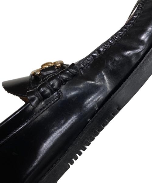 PARABOOT（パラブーツ）PARABOOT (パラブーツ) UNITED ARROWS (ユナイテッドアローズ) ビットデッキローファー ブラック サイズ:6の古着・服飾アイテム