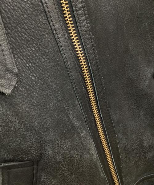 AVIREX（アヴィレックス）AVIREX (アヴィレックス) B-3 ムートンジャケット ブラック サイズ:46の古着・服飾アイテム