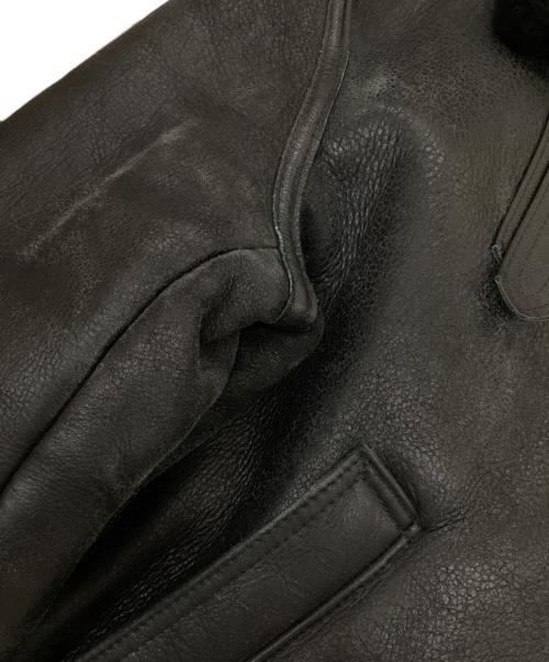 AVIREX（アヴィレックス）AVIREX (アヴィレックス) B-3 ムートンジャケット ブラック サイズ:46の古着・服飾アイテム