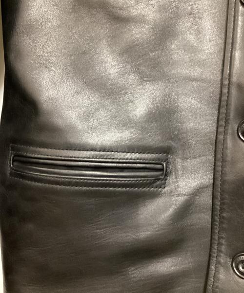 Y2 LEATHER（ワイツーレザー）Y2 LEATHER (ワイツーレザー) ホースハイド カーコート ブラック サイズ:44の古着・服飾アイテム