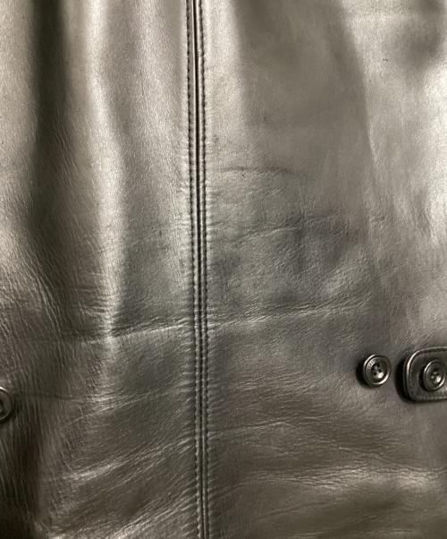 Y2 LEATHER（ワイツーレザー）Y2 LEATHER (ワイツーレザー) ホースハイド カーコート ブラック サイズ:44の古着・服飾アイテム