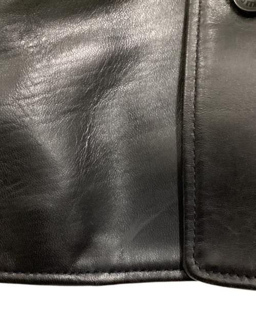 Y2 LEATHER（ワイツーレザー）Y2 LEATHER (ワイツーレザー) ホースハイド カーコート ブラック サイズ:44の古着・服飾アイテム