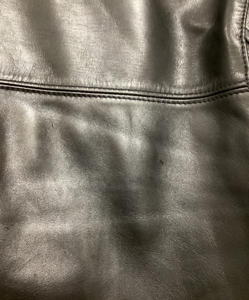 Y2 LEATHER（ワイツーレザー）Y2 LEATHER (ワイツーレザー) ホースハイド カーコート ブラック サイズ:44の古着・服飾アイテム