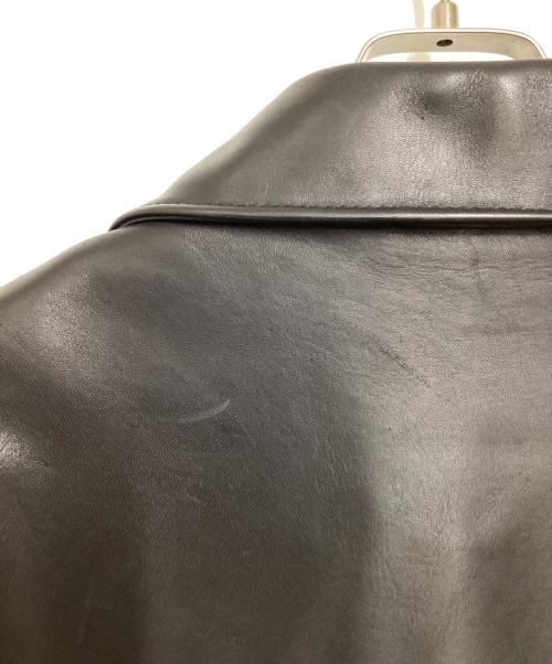 Y2 LEATHER（ワイツーレザー）Y2 LEATHER (ワイツーレザー) ホースハイド カーコート ブラック サイズ:44の古着・服飾アイテム