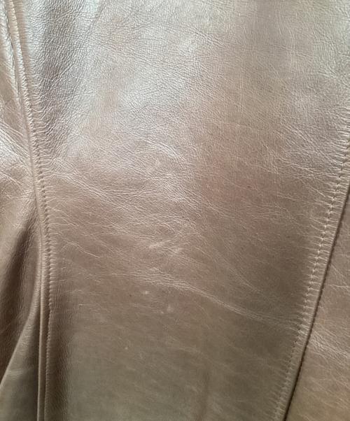 SCHOTT BROS.（ショット）SCHOTT BROS. (ショットブロス) カーフレザー カーコート ブラウン サイズ:XLの古着・服飾アイテム