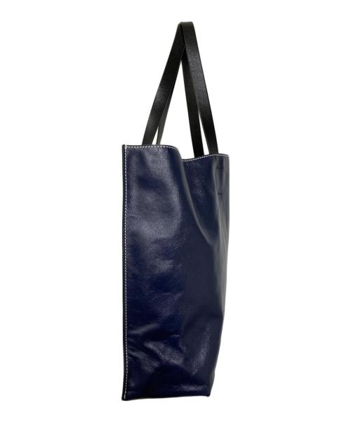 MARNI（マルニ）MARNI (マルニ) MUSEO SOFT LARGE TOTE ネイビー×ベージュの古着・服飾アイテム