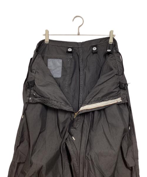 US ARMY（ユーエスアーミー）US ARMY (ユーエスアーミー) Snow Camo Over Pants（スノーカモオーバーパンツ） ブラック サイズ:Mの古着・服飾アイテム