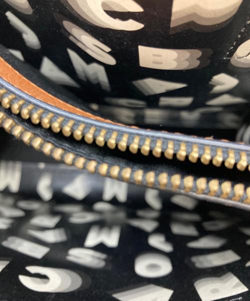 MARC JACOBS（マークジェイコブズ）MARC JACOBS (マークジェイコブズ) ハンドバッグ ブラック×ベージュの古着・服飾アイテム