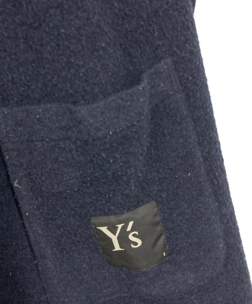 Y's（ワイズ）Y's (ワイズ) ノーカラーガウンコート ブラック サイズ:1の古着・服飾アイテム