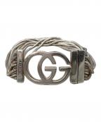 GUCCIグッチ）の古着「GGロゴ チェーンブレスレット」｜シルバー