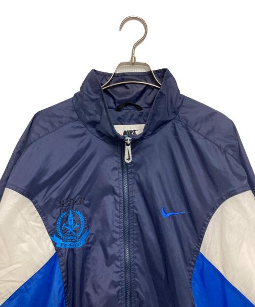 NIKE（ナイキ）NIKE (ナイキ) 90’s ナイロントラックジャケット ネイビー×ホワイト サイズ:Lの古着・服飾アイテム