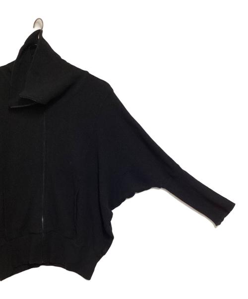 ZUCCA（ズッカ）ZUCCA (ズッカ) ニットジャケット ブラック サイズ:Mの古着・服飾アイテム