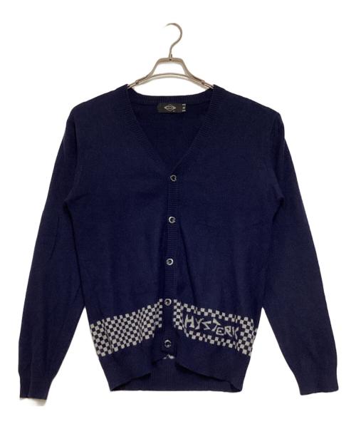 Hysteric Glamour（ヒステリックグラマー）Hysteric Glamour (ヒステリックグラマー) カシミヤニットカーディガン ネイビー サイズ:Mの古着・服飾アイテム