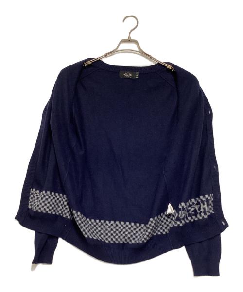 Hysteric Glamour（ヒステリックグラマー）Hysteric Glamour (ヒステリックグラマー) カシミヤニットカーディガン ネイビー サイズ:Mの古着・服飾アイテム