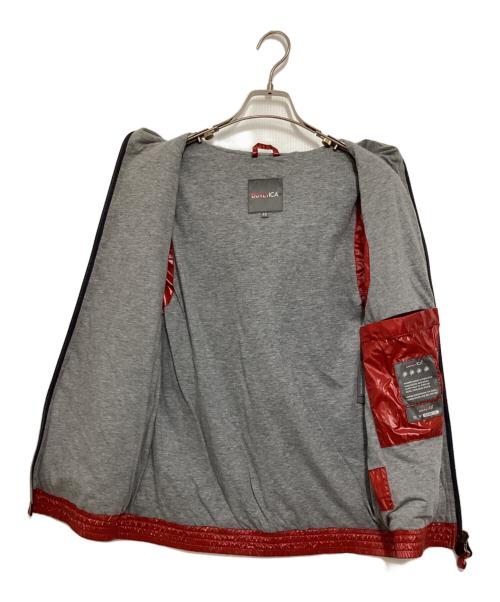 DUVETICA（デュベティカ）DUVETICA (デュベティカ) ナイロンフーデットベスト レッド サイズ:46の古着・服飾アイテム