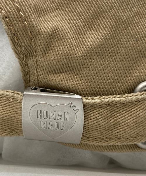HUMAN MADE（ヒューマンメイド）HUMAN MADE (ヒューマンメイド) 6PANEL TWILL CAP ベージュの古着・服飾アイテム