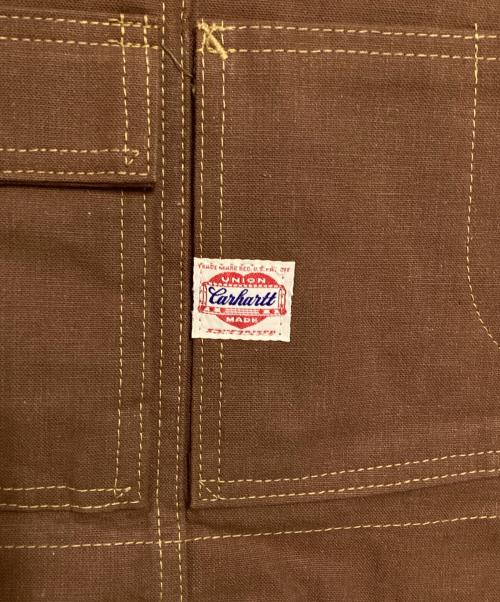 CarHartt（カーハート）CarHartt (カーハート) 60s復刻オーバーオール ブラウン サイズ:32×34の古着・服飾アイテム