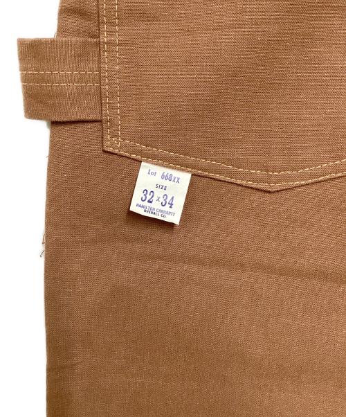 CarHartt（カーハート）CarHartt (カーハート) 60s復刻オーバーオール ブラウン サイズ:32×34の古着・服飾アイテム