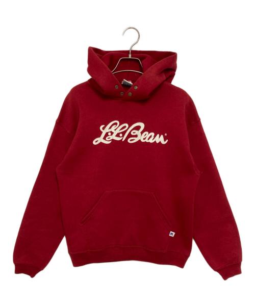 RUSSELL ATHLETIC（ラッセルアスレチック）RUSSELL ATHLETIC (ラッセルアスレチック) L.L.Bean (エルエルビーン) プリントプルオーバーパーカー レッド サイズ:XLの古着・服飾アイテム