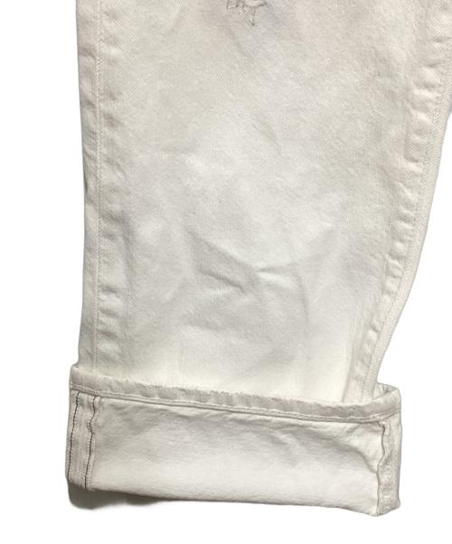 POLO RALPH LAUREN（ポロ・ラルフローレン）POLO RALPH LAUREN (ポロ・ラルフローレン) ダメージ加工デニムパンツ ホワイト サイズ:33/30の古着・服飾アイテム