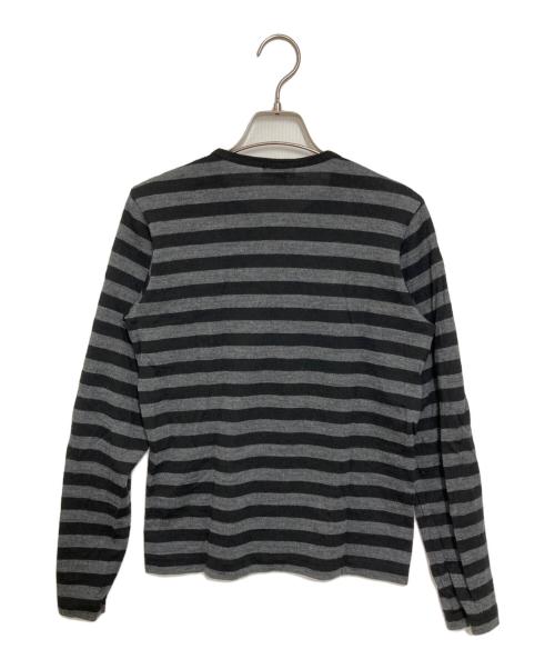 tricot COMME des GARCONS（トリココムデギャルソン）tricot COMME des GARCONS (トリココムデギャルソン) ボーダーニット グレー×ブラック サイズ:FREEの古着・服飾アイテム
