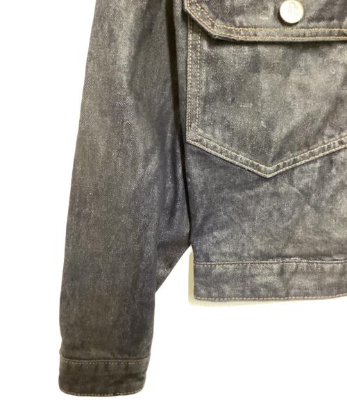 FEINICKO（フェイニコ）FEINICKO (フェイニコ) バックペイントコーティングデニムジャケット インディゴ サイズ:Sの古着・服飾アイテム