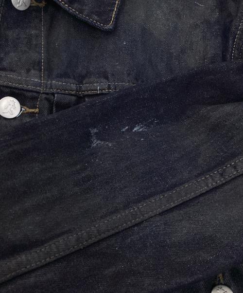 FEINICKO（フェイニコ）FEINICKO (フェイニコ) バックペイントコーティングデニムジャケット インディゴ サイズ:Sの古着・服飾アイテム