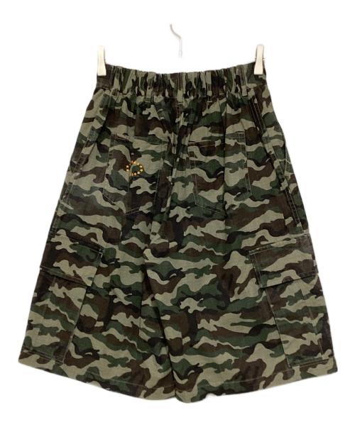 AFB（エーエフビー）AFB (エーエフビー) カモ柄BAGGY CARGO SHORTS カーキ サイズ:Mの古着・服飾アイテム