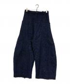 JC OFFICIALジェーシー オフィシャル）の古着「ワイドパンツ」｜ネイビー×ブラック