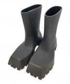 BALENCIAGAバレンシアガ）の古着「TROOPER RUBBER」｜ブラック