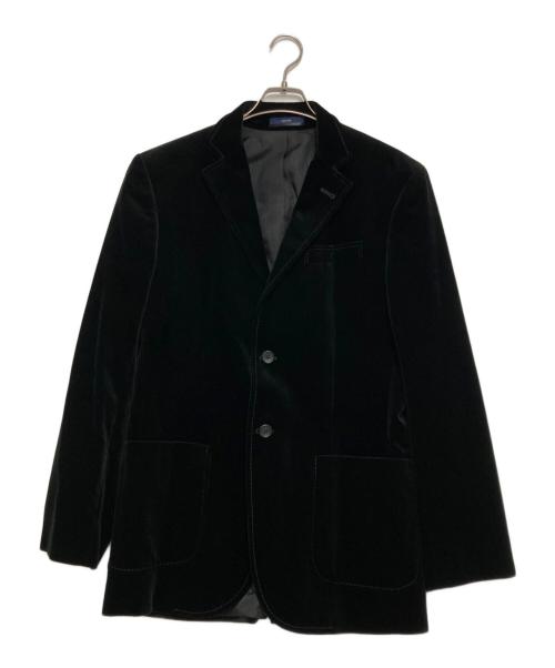 GAP（ギャップ）GAP (ギャップ) 2Bベルベットテーラードジャケット ブラック サイズ:Mの古着・服飾アイテム