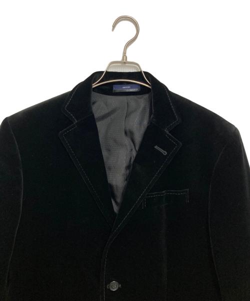 GAP（ギャップ）GAP (ギャップ) 2Bベルベットテーラードジャケット ブラック サイズ:Mの古着・服飾アイテム