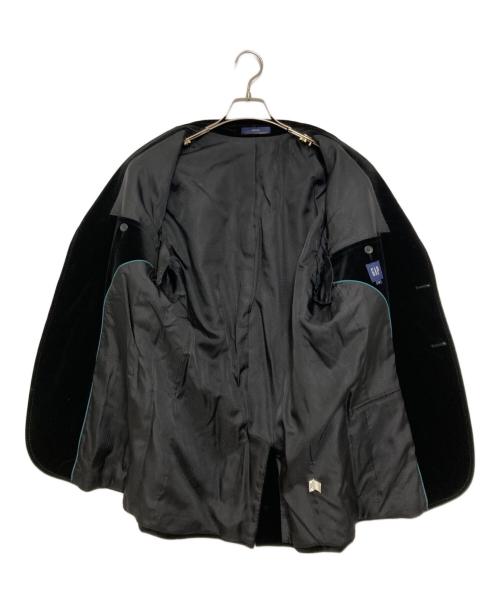 GAP（ギャップ）GAP (ギャップ) 2Bベルベットテーラードジャケット ブラック サイズ:Mの古着・服飾アイテム