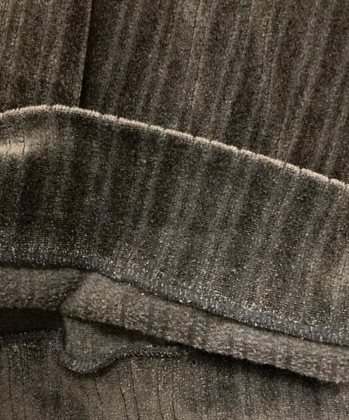 ISSEY MIYAKE MEN（イッセイミヤケメン）ISSEY MIYAKE MEN (イッセイミヤケメン) ベルベットモックネックリブカットソー ブラウン サイズ:FREEの古着・服飾アイテム