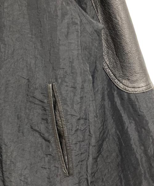 PUMA（プーマ）PUMA (プーマ) 異素材切替モータサイクルジャケット ブラック サイズ:5の古着・服飾アイテム