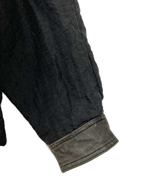 PUMA（プーマ）PUMA (プーマ) 異素材切替モータサイクルジャケット ブラック サイズ:5の古着・服飾アイテム