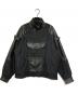 PUMA（プーマ）の古着「異素材切替モータサイクルジャケット」｜ブラック