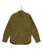 CHRISTOPHE LEMAIREクリストフ ルメール）の古着「ワークシャツ」｜ブラウン
