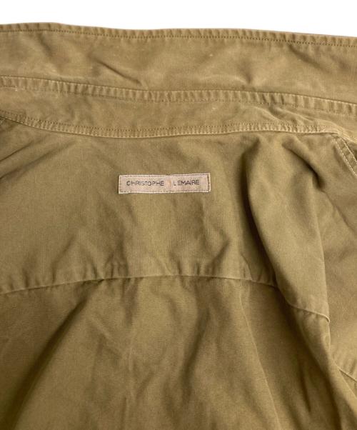 CHRISTOPHE LEMAIRE（クリストフ ルメール）CHRISTOPHE LEMAIRE (クリストフ ルメール) ワークシャツ ブラウン サイズ:2の古着・服飾アイテム