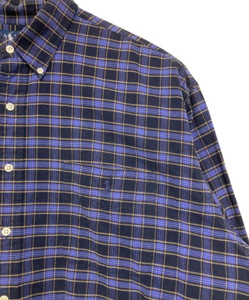 RALPH LAUREN（ラルフローレン）RALPH LAUREN (ラルフローレン) ボタンダウンシャツ パープル サイズ:XXLの古着・服飾アイテム