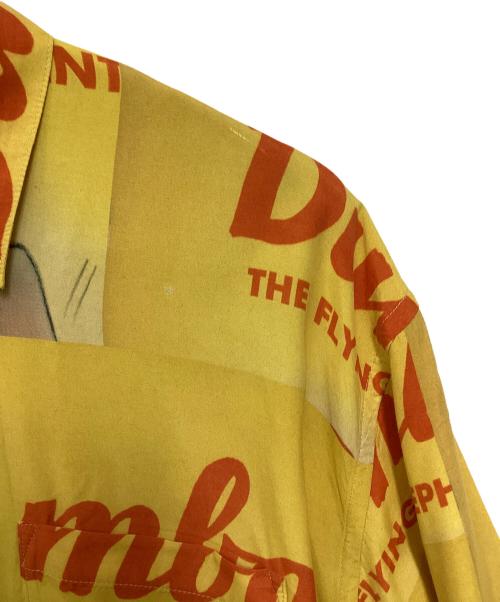 Porter Classic（ポータークラシック）Porter Classic (ポータークラシック) DISNEY (ディズニー) ALOHA SHIRT DUMBO イエロー×オレンジ サイズ:Lの古着・服飾アイテム