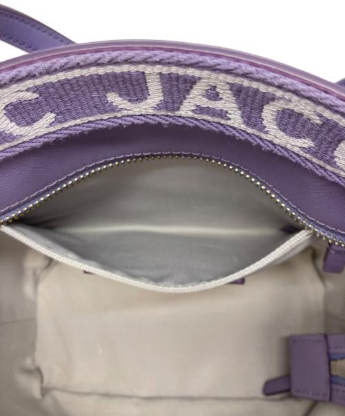 MARC JACOBS（マークジェイコブス）MARC JACOBS (マークジェイコブス) 2WAYショルダーバッグ パープルの古着・服飾アイテム