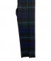 中古・古着 PAUL SMITH (ポールスミス) タータンチェックスリムスラックス ネイビー×グリーン サイズ:40：6000円