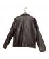 Sefr (セファ) フェイクレザージャケット ブラウン サイズ:XL：18000円
