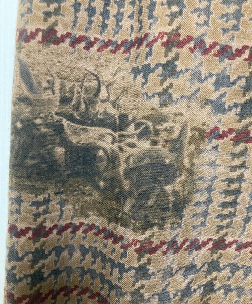 BROOKS BROTHERS（ブルックスブラザーズ）BROOKS BROTHERS (ブルックスブラザーズ) 総柄ウールパジャマスカート ブラウン サイズ:66-92の古着・服飾アイテム