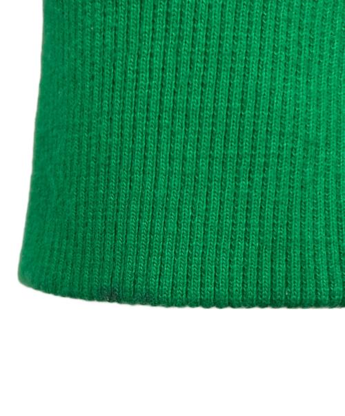 BlackEyePatch（ブラックアイパッチ）BlackEyePatch (ブラックアイパッチ) センター刺繍ロゴ「取扱注意」 パーカー グリーン サイズ:Lの古着・服飾アイテム