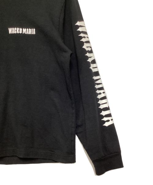 WACKO MARIA（ワコマリア）WACKO MARIA (ワコマリア) WASHED HEAVY WEIGHT LONG SLEEVE T-SHIRT  ブラック サイズ:Mの古着・服飾アイテム