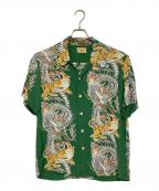 Sun Surfサンサーフ）の古着「アロハシャツ」｜グリーン